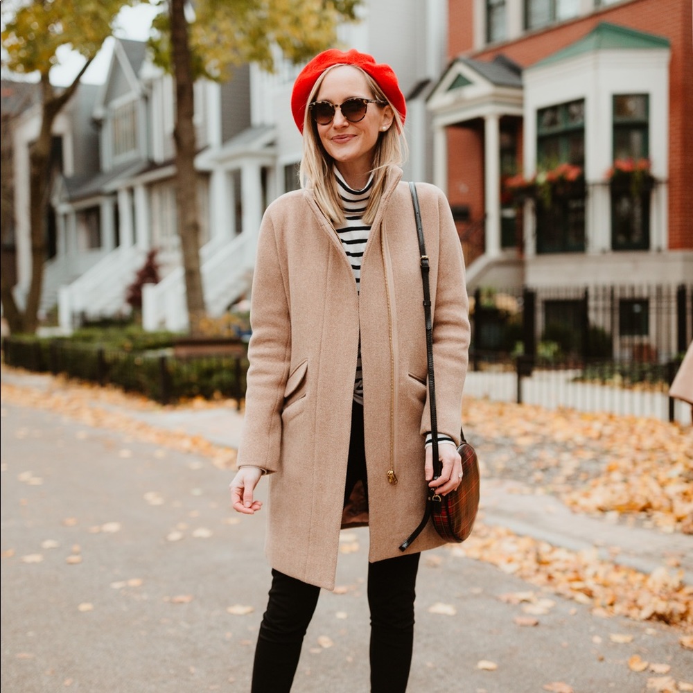 JCrew Camel Cocoon Coat